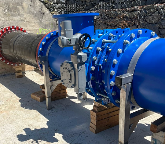 CHANTIER BARRAGE DE PERI DN800 PN10