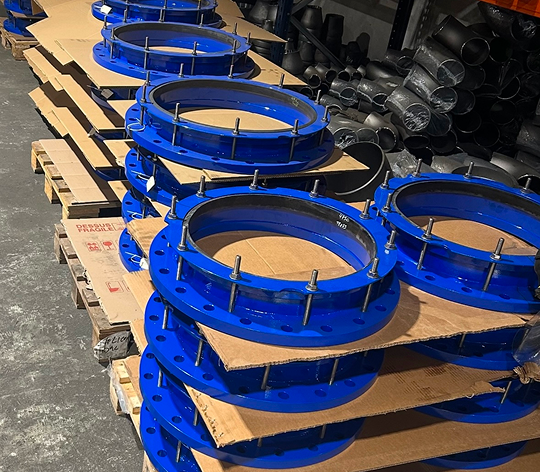 EXPORT GUYANE ADAPTATEUR A PASSAGE INTEGRAL DN450 PN10 ET DN500 PN10